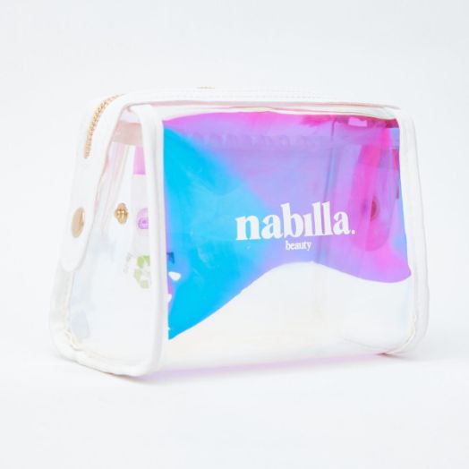 Holographic cosmetic bag